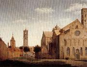 Pieter Jansz Saenredam St Mary's Square and St Mary's Church at Utrecht